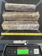 Soft Lead INGOT Bars Sinkers Reloading Crafts  11 Pounds Lot EE