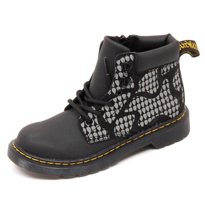 D3876 (without box) scarponcino bimbo DR. MARTENS nero boot shoe kid