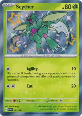 Scyther 095/091 SV: Paldean Fates for sale | eBay