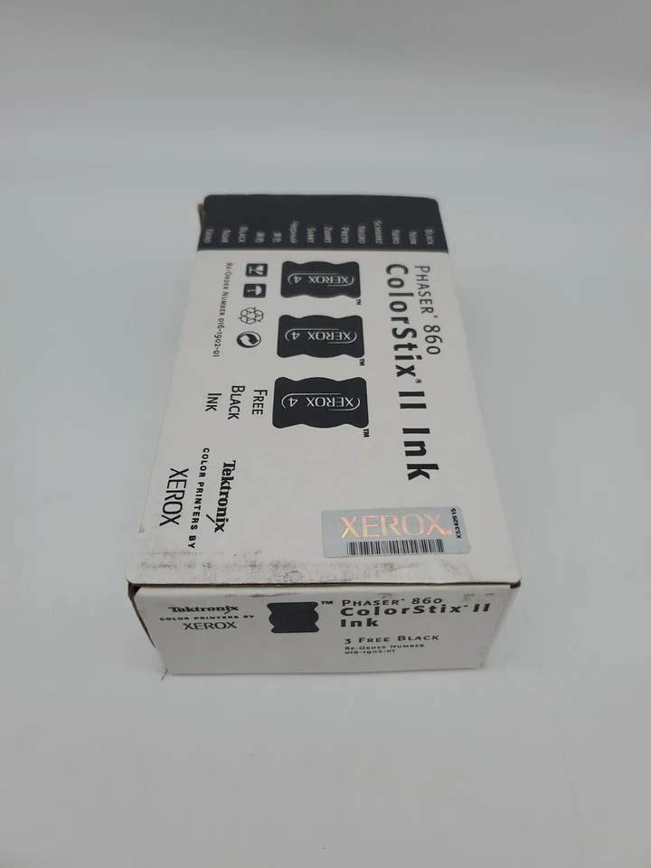 Phaser 860 ColorStix II Ink 3 Black Ink 016-1902-01 Tektronix Xerox NEW - Image 3 of 4