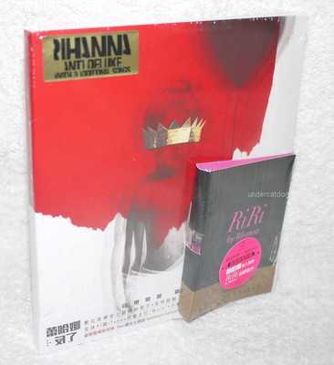 Rihanna ANTI Oversized Deluxe Explicit Version Taiwan CD w/OBI