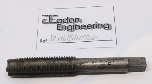 1/2" x 16TPI BSF (British Standard Fine) Tap or Tap Set, HSS. By Top Brands. - Picture 4 of 15