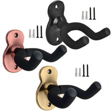 Metal Guitar Hanger Hook Wall Mount Non-slip Holder Stand for Guitar Ukulele UK