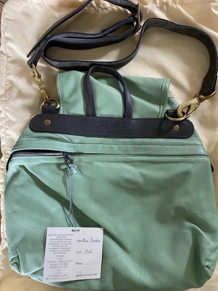 Jas M. B Mini Bomber Rare Mint Color New with Tags Limited Edition W/Dust Bag - Imagem 2 de 4