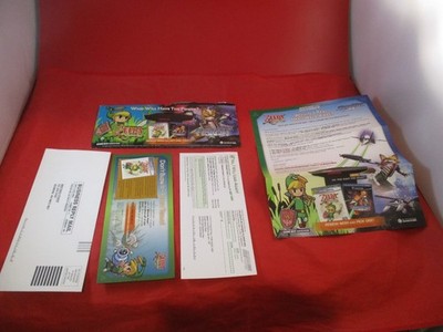 Legend of Zelda Minish Cap GBA/Star Fox Adventures Gamecube Nintendo Promo Lettr