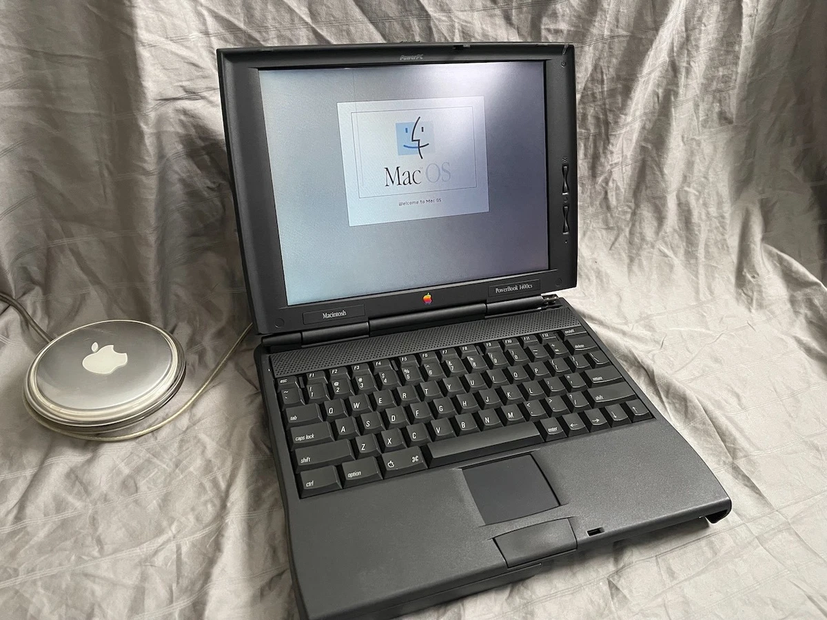 APPLE MACINTOSH POWERBOOK 1400c Testé 1400c/166 Ordinateur Vintage 1997 EUR 179,99 - FR