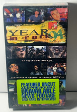 MTV Year in Rock 94 New Vhs Nirvana 2Pac Aerosmith Green Day Korn Metallica