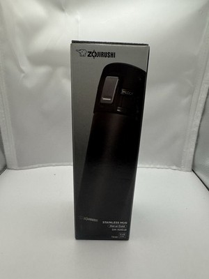 Zojirushi Stainless Steel Mug Flip Open Lid Lock 16oz Black SM-KHE48-BA New