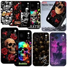 Phone Case For iPhone 17 16 15 14 13 Pro Gothic Skull Aesthetic Customized Cover