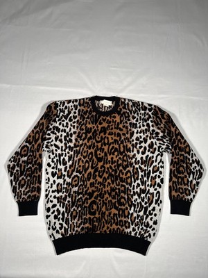Stella McCartney Pullover Leopard Strick Gr. IT 40 Made in Italy
