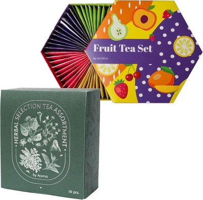 Fruit Luxury & Herbal Select Tea Sets, Assorted Fruit and Herbal