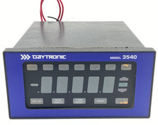 DAYTRONIC MODEL 3540 FREQUENCY PANEL MOUNT METER, VOLTAGE CONDITIONER 50-400HZ