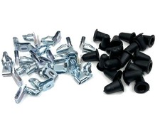 20 Pcs Door Panel Clips 20 Boots 40pcs Fits Vw Super Beetle Ghia Type 1