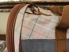 Whisker City Soft Sided Cat / Small Dog Carrier Bag Plaid