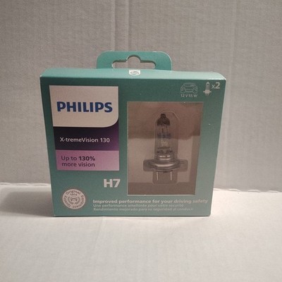Philips X-tremeVision 130% H7 Bulbs 2 Pack 55w