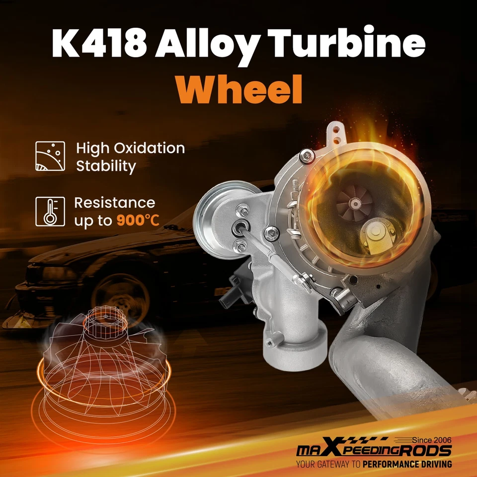 Turbo para Mercedes Benz E300 GLC300 C300 4Matic 2.0L 2.0 L4 gasolina 2017 2018 2019 - Imagem 3 de 4