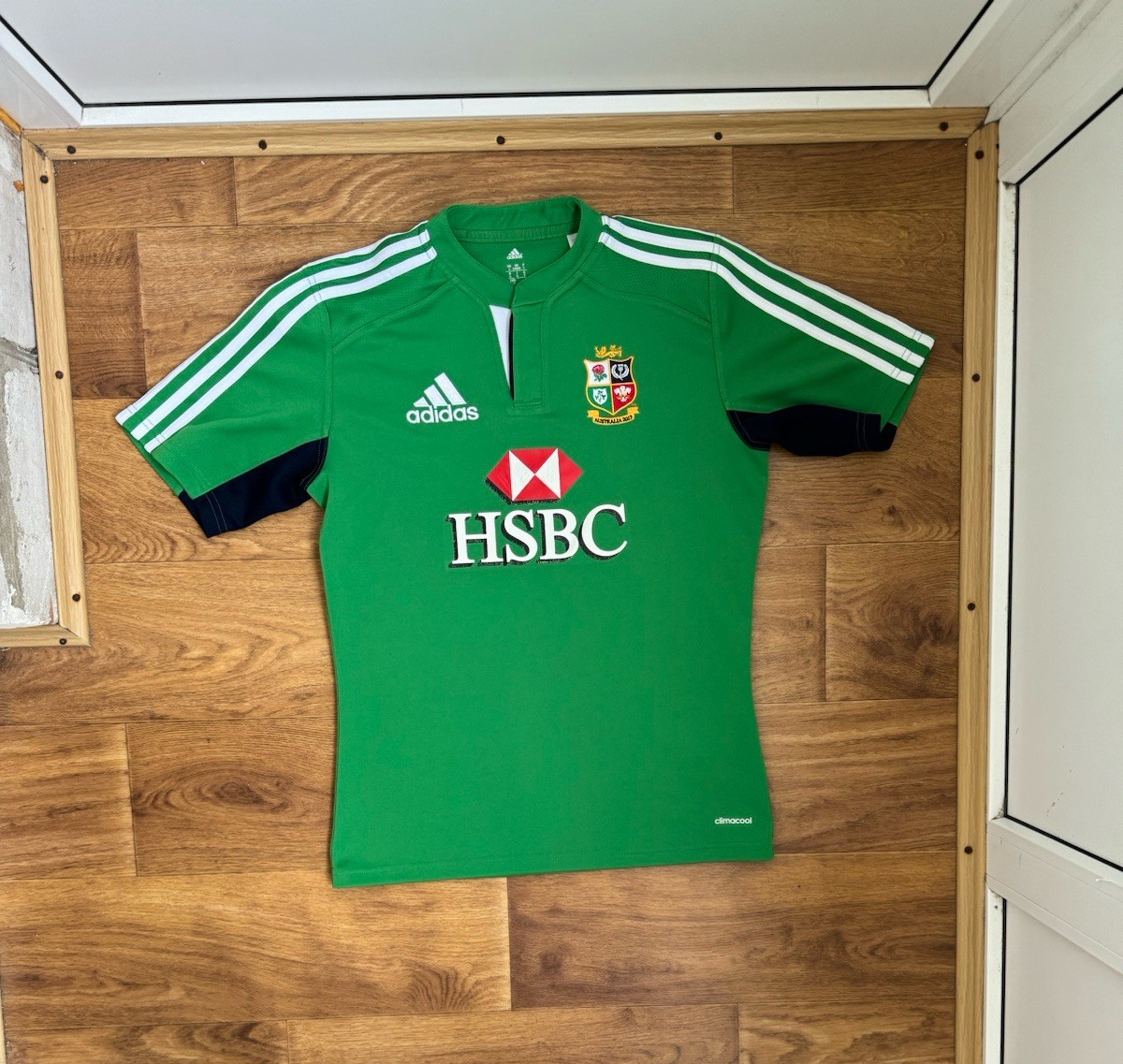 ADIDAS MENS RUGBY UNION BRITISH & IRISH LIONS 2012/2013 SHIRT JERSEY SIZE S