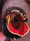 VINTAGE FIREFIGHTER HELMET N660 PHOENIX CAIRNS BROS ADJ.-LINER VISOR CHIN STRAP — photo 6