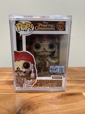 Funko POP! Pirates of the Caribbean #1724 Jack Sparrow (Skeleton) LE 3500 - NEW