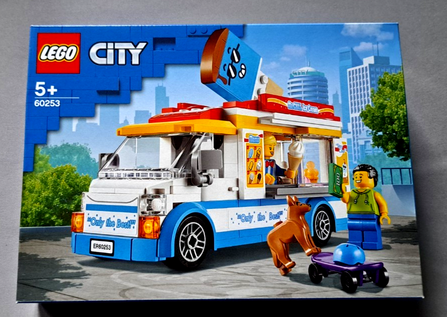 Joom Jo Market - Japan Select - Jungen Grau Lego City Eiswagen 60253 Spielzeugbaustein-Fahrzeug Geschenk Für Und Mädchen Ab 5 Jahren - Bild 6