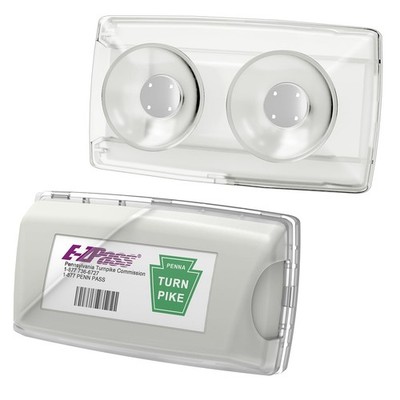 EZ Pass Holder 1 Pack Clear Toll Pass Transponder Holder with Suction Cups