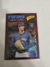2026 Topps Heritage - Mick Abel #292 Chrome Burgundy Sparkle Refractor