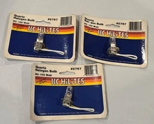 Lot of 3 NOS KC HiLites #2767 Quartz Halogen Bulbs H3-100 Watt Off-Road Lights 