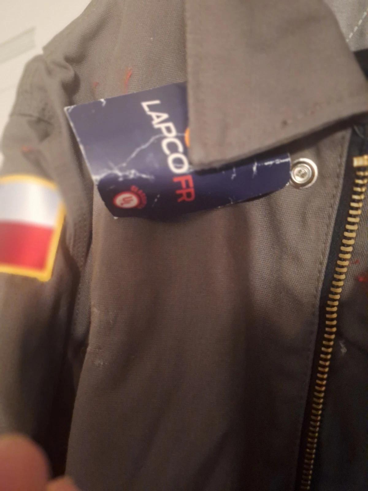 NWT LAPCO FR Insulated jacket XL-REG Gray Hi-Vis CAT 3 NFPA 2112 image 5