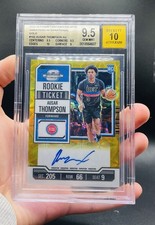 2023 Contenders Ausar Thompson Rookie Ticket International Gold Auto /10 BGS 9.5