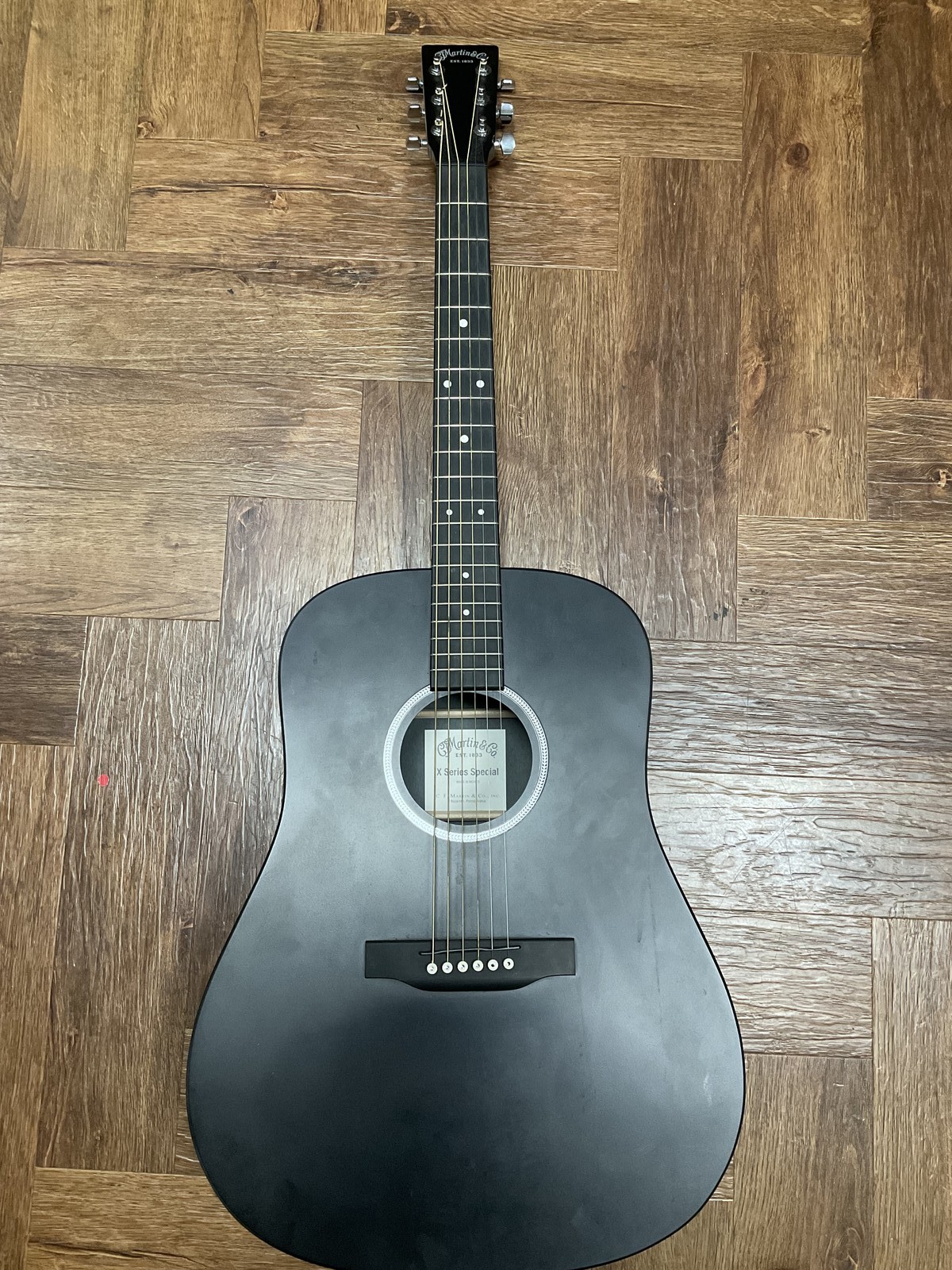 Martin & Co X Series Special Acoustic Guitar In A Smooth Matte Black Finish
