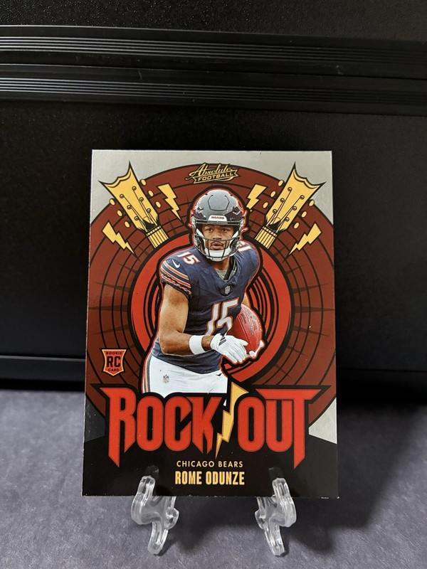 2024 Panini Absolute #RO-ROE Rome Odunze Rock Out RC