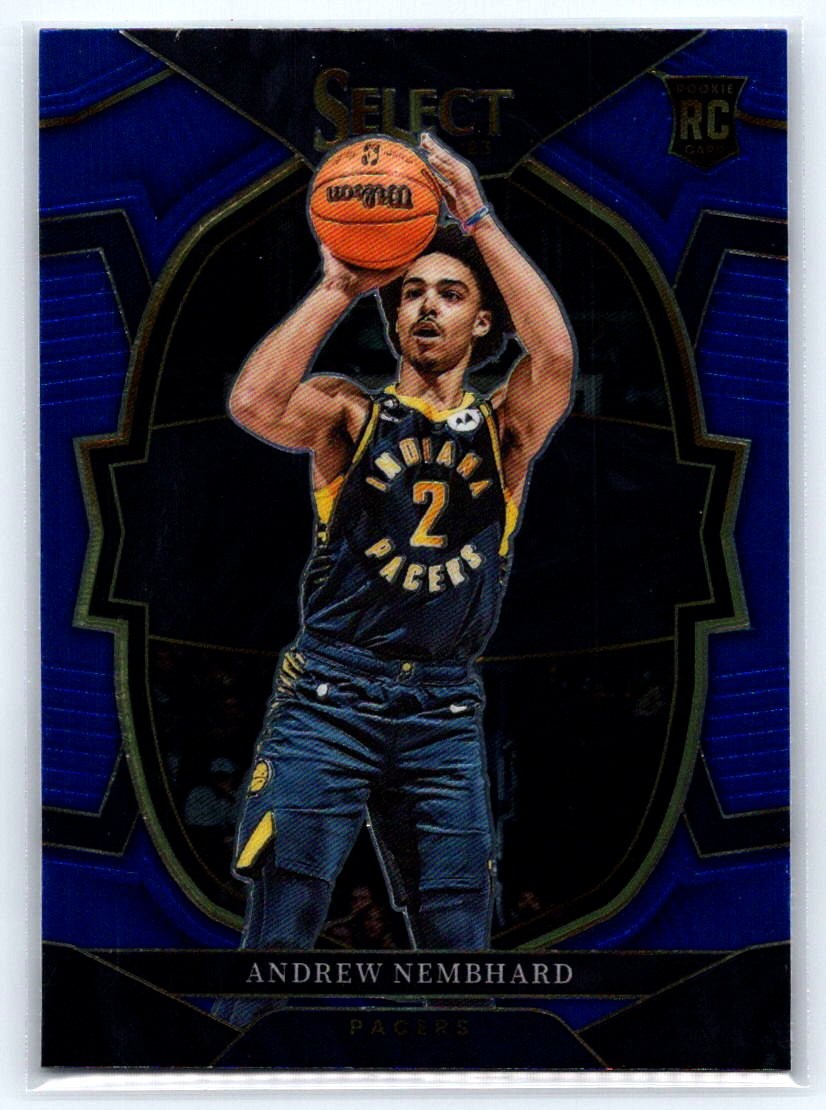 2022-23 Panini Select Blue (Retail Base) #77 Andrew Nembhard RC - Indiana Pacers