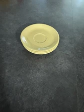 Fiesta Homer Laughlin Pale Yellow 6” Saucer Fiesta light spring Set Of 3