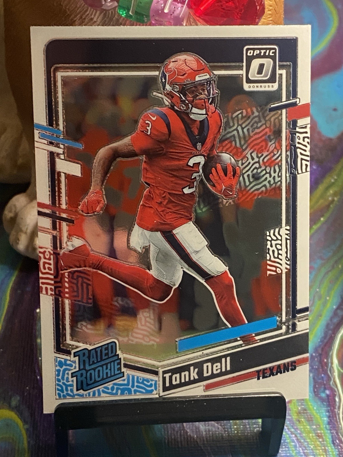 Tank Dell 2023 Panini Donruss Optic Football Rated Rookie Base RC #245 Texans