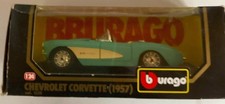 Burago Chevrolet Corvette 1957 124 Scale Die Cast Car