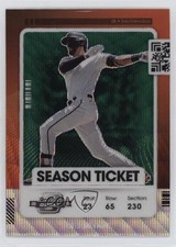 2021 Panini Contenders Season Ticket Optic Green Wave Prizm Kris Bryant #75 12k8