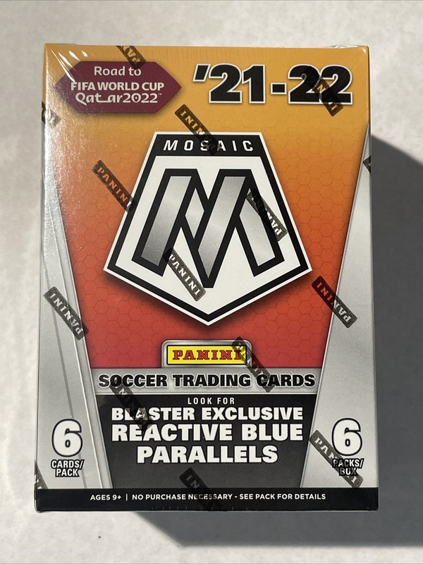 2021/22 Mosaic Road to FIFA World Cup Soccer EXCLUSIVE Blaster Box Messi Auto 🔥