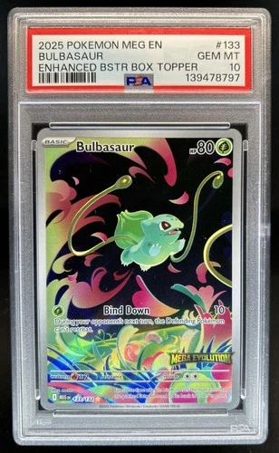 2025 Pokemon Mega Evolution Bulbasaur Promos #133/132 PSA 10 GEM MINT