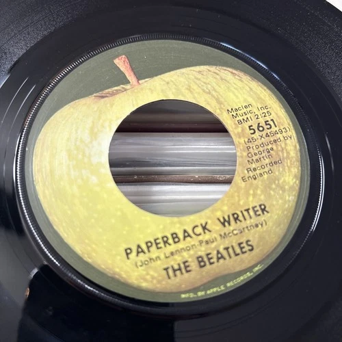 The Beatles Paperback Writer / Rain 1971 Vinyl 7” Record 45 Rpm