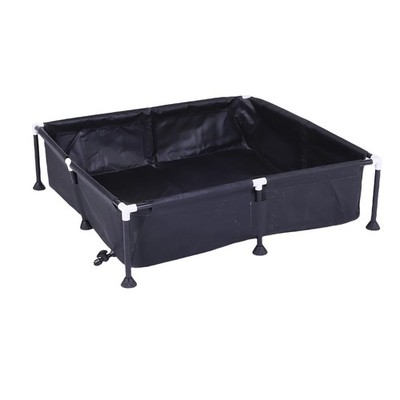 Small Deep Pool PVC 37.4x37.4x7.9in Above Ground Swimming Pool Dog Bath Pool SET