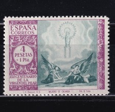 España 1936 - Estado Español - Edifil 901 - Virgen Pilar - Bonito - MNH