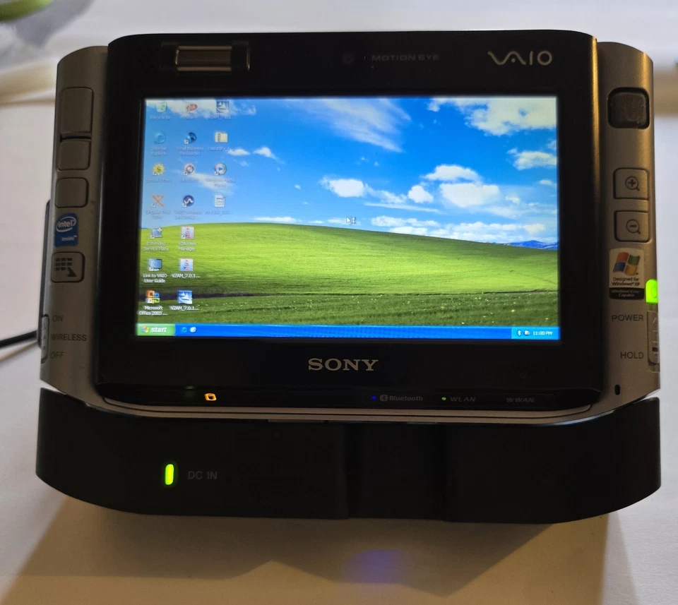 Micro portátil Sony VAIO 4,5 pulgadas 1 GB RAM 40 GB HD (VGN-UX280P) Foto 2 de 4