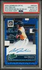 2019 PANINI DONRUSS OPTIC RATED PROSPECT SIG SAL FRELICK 12/25 PSA 10 DNAAUTO 10