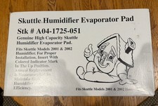 NEW ORIGINAL MANUFACTURER! Skuttle Humidifier Evaporator Pad Pad  A04-1725-051
