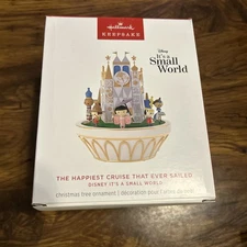 2024 Hallmark The Happiest Cruise That Ever Sailed Disney It's A Small World