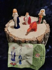 &Uuml;-Ei, Set, Serie, Wer &uuml;berlistet den Drachen? 2004 + BPZ, 4 Figuren, 38 B,