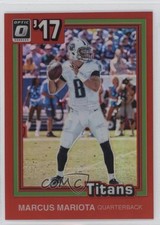 2017 Donruss Optic 1981 Tribute Red Prizm 6/99 Marcus Mariota #29 5m2