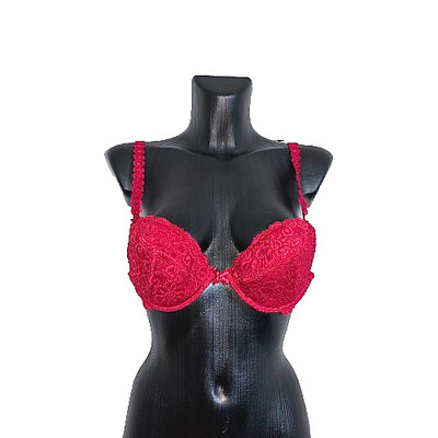 Valery exklusiver Spitzen Bügel BH gepolstert in Gr 85 B Rot Edel  *Luxus Neu