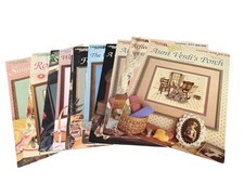 Vintage Leisure Arts Cross-Stitch Leaflets Lo...