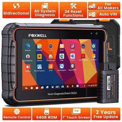 FOXWELL GT60 BT Full System Bidirectional OBD2 Scanner Auto Diagnostic Scan Tool